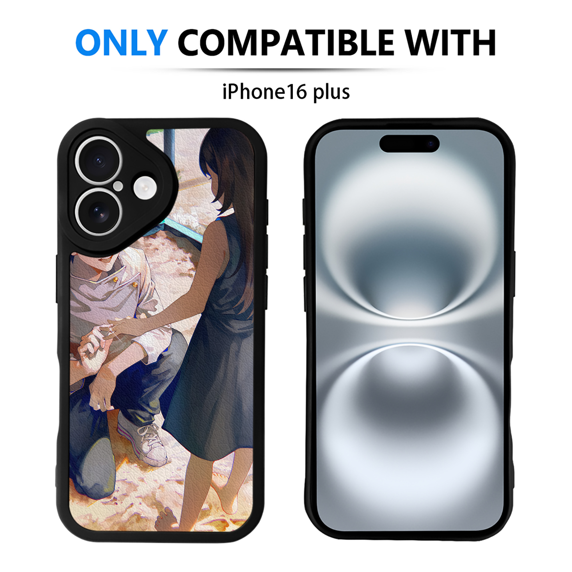 （画像用） 呪術廻戦 Jujutsu Kaisen 【iPhone 16シリーズ対応】シリコンスマホケース（レザー調） 材質：シリコン